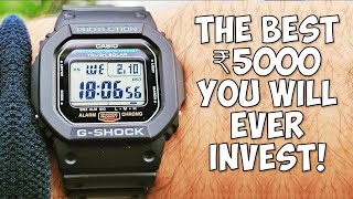 BEST GSHOCK under ₹5000 Unboxing amp Review Casio DW5600 UE1DR Tough Solar [upl. by Iramohs416]