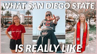 what san diego state is REALLY life my experience at SDSU [upl. by Ahcsatan]