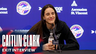 Caitlin Clark 2024 Exit Interview  Indiana Fever [upl. by Monreal]