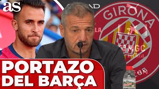 El FC BARCELONA no dejó SALIR a ERIC GARCÍA al GIRONA  QUIQUE CÁRCEL [upl. by Aihsetan290]