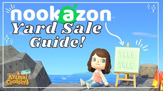 Nookazon Yard Sale Guide 2021  Tips  Animal Crossing New Horizons [upl. by Saidee]