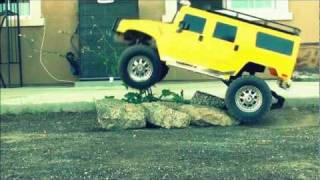 Nikko RC 16 Hummer H1 Backyard Offroading HD [upl. by Ayle]