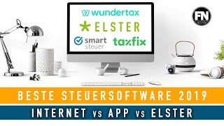 Beste Steuersoftware 2019 Internet vs App vs Elster  Steuersoftware Vergleich 2019 Steuerprogramm [upl. by Manolo]