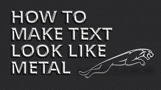 Affinity Designer  How to Make Text Look Like Metal [upl. by Aljan745]