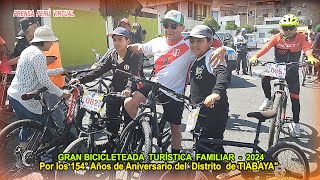 Dr Godofredo Delgado  Alcalde de TIABAYA BICICLETEADA TURÍSTICA FAMILIAR 2024 [upl. by Cheadle]