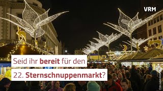 Bald ist Sternschnuppenmarkt in Wiesbaden [upl. by Nhguavaj]