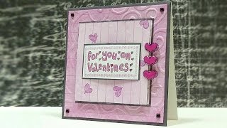 Valentines Day Card Tutorial  Easy amp Cute Card Making Crafts [upl. by Alfi]