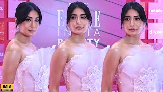 Kritika Kamra Looks Glamorous In Light Pink Off Shoulder Outfit at Elle India Beauty Awards 2024 [upl. by Eceined]