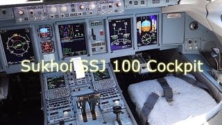 ✈️ Sukhoi Superjet 100 cockpit tour ✈️ [upl. by Stine]