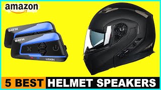 Top 5 Best Motorcycle Helmet Speakers [upl. by Harshman]