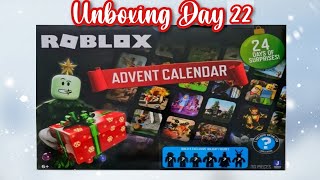 🎄🎁 ROBLOX ADVENT CALENDAR UNBOXING DAY 22 shorts [upl. by Elephus]