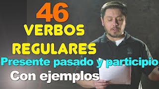 46 VERBOS REGULARES EN INGLES MUY NECESARIOS DE SABER  que terminan en ED [upl. by Emilio552]