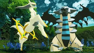 Sleep and Relax with Arceus and Giratina Pokemon Legends Arceus [upl. by Nolahs]