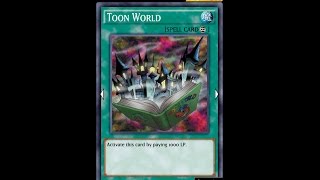 Yugioh Duel Links  Toon World Deck With Relinquished [upl. by Irtimed645]