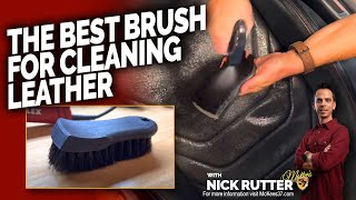 The Best Brush for Cleaning Leather [upl. by Acisseg]