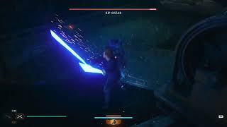 Star Wars Jedi Survivor  Kip Ostar Bounty Hunter Boss Fight [upl. by Aix573]