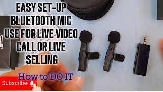 BLUETOOTH MICROPHONE USE IN LIVE BROADCAST [upl. by Chet]