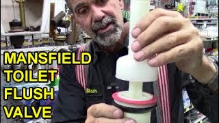 Easy Mansfield Toilet Flush Valve Gasket Repair Replace Seal Handle Fix [upl. by Schnell]