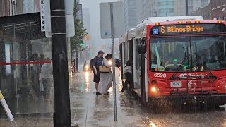 Severe storms sweep through Ottawaarea unleashing heavy rain hail [upl. by Charita]