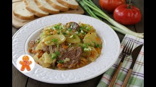 Слоенка Картофельная с Мясом [upl. by Aikyn]