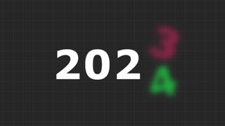 Happy New Year 2024 Text Animation Effects on Hover  Html CSS [upl. by Baun621]