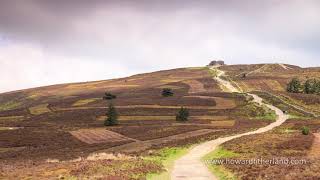 Time lapse video of Offas Dyke at Moel Famau North Wales [upl. by Hook]