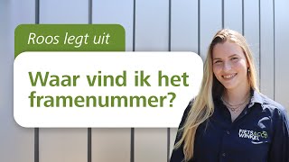 Waar vind ik het framenummer van een Sparta Batavus of Koga fiets [upl. by Eva]