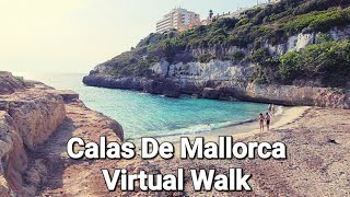 Alua Calas De Mallorca Resort Cala Antena Beach Walk Spain Summer [upl. by Siulegroj763]