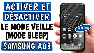 Comment activer  désactiver le mode veille et lécran noir et blanc sur Samsung A03 [upl. by Ursuline202]