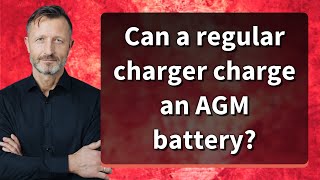 Can a regular charger charge an AGM battery [upl. by Atikin128]