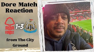 Reality check ￼For Reds  Nottingham Forest 13 Newcastle United  Dore Reaction [upl. by Atinor]