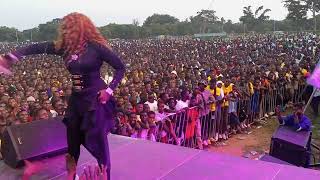 Jackie Chandiru breaks silence with energetic performance during MK visit in Teso [upl. by Ytnom]