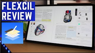 Flexcil Note Taking  PDF Reader App Review  Tab S7 Demo  Med Student [upl. by Ainoda]