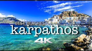 KARPATHOS Κάρπαθος Greece ► Best Beaches 4K ► 830 min [upl. by Attenohs]