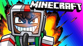 Minecraft Funny Moments  Marcel Blows Up The Moon Ad Astra Mod [upl. by Nairde496]