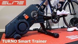 ELITE Turno Smart Fluid Trainer Unboxing Build Ride Details [upl. by Garrik]