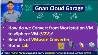 28 Workstation to vSphere VM Conversion V2V Guide  Benefits of VMware Converter  Lab Tutorial [upl. by Soma]