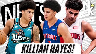 BREAKING Brooklyn Nets Sign Killian Hayes to an Exhibit 10 deal [upl. by Enaoj]