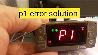 dixell controller p1 error [upl. by Nidnerb]