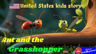 🐜🦗The Ant and the Grasshopperunited states English kids storykids story and adventuresun toons [upl. by Halstead305]