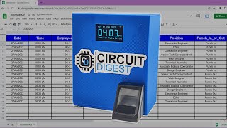 Biometric Attendance System which Stores Attendance Records in Google Sheets Automatically [upl. by Goldner]