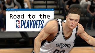 NBA 2K18 My Career  Road To The Playoffs PS3 [upl. by Nonnahsed]