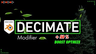 Decimate modifier in blender 40 [upl. by Greenes705]