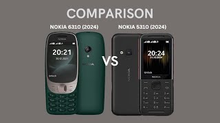 Nokia 6310 vs Nokia 5310  Retroinspired phones [upl. by Nohshan]