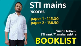 STI 2021 Sushil nikam mains booklist  MPSC combine group B mains Books [upl. by Eityak]