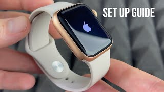 Apple Watch SE Set Up Guide [upl. by Ahsikahs]