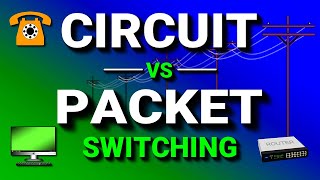 Circuit Switching vs Packet Switching [upl. by Azila330]