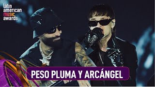 Peso Pluma y Arcángel con Peso Completo  Latin American Music Awards 2024 [upl. by Hatokad]