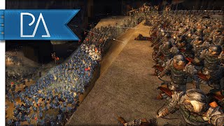 EPIC CIRITH UNGOL SIEGE  Third Age Total War Gameplay [upl. by Normak]