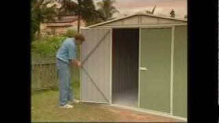 Garden Sheds Easy amp Fast Snaptite Assembly System  Absco [upl. by Garson]